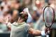 MELBOURNE, AUSTRALIA - JANUARY 16: Donald Young of the United States celebrates winning his second round match against Andreas Seppi of Italy during day four of the 2014 Australian Open at Melbourne Park on January 16, 2014 in Melbourne, Australia. (Pho