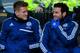 HULL, ENGLAND - JANUARY 11: Substitutes Andre Schurrle and Juan Mata of Chelsea on the bench during the Barclays Premier League match between Hull City and Chelsea at KC Stadium on January 11, 2014 in Hull, England. (Photo by Laurence Griffiths/Getty Im