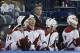 Dec 23, 2013; Buffalo, NY, USA; Phoenix Coyotes head coach Dave Tippett watches play from the bench during the third period against the Buffalo Sabres at First Niagara Center. Mandatory Credit: Kevin Hoffman-USA TODAY Sports