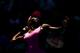 MELBOURNE, AUSTRALIA - JANUARY 17: Serena Williams of the United States serves in her third round match against Daniela Hantuchova of Slovakia during day five of the 2014 Australian Open at Melbourne Park on January 17, 2014 in Melbourne, Australia. (Ph