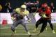 Jan 2, 2014; St. Petersburg, FL, USA; Team Nitro running back Jeff Jones (21) runs with the ball during the first half in the Under Armour All America football game at Tropicana Field. Mandatory Credit: Kim Klement-USA TODAY Sports