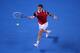 MELBOURNE, AUSTRALIA - JANUARY 17: Tommy Robredo of Spain plays a forehand in his third round match against Richard Gasquet of France during day five of the 2014 Australian Open at Melbourne Park on January 17, 2014 in Melbourne, Australia. (Photo by Sc