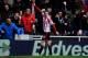 SUNDERLAND, ENGLAND - JANUARY 18: Adam Johnson of Sunderland celebrates as he scores their second goal during the Barclays Premier League match between Sunderland and Southampton at Stadium of Light on January 18, 2014 in Sunderland, England. (Photo by