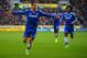 HULL, ENGLAND - JANUARY 11: Eden Hazard of Chelsea celebrates scoring their first goal during the Barclays Premier League match between Hull City and Chelsea at KC Stadium on January 11, 2014 in Hull, England. (Photo by Laurence Griffiths/Getty Images)