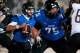 Dec 13, 2013; Charleston, IL, USA; Eastern Illinois Panthers quarterback Jimmy Garoppolo (10) during the fourth quarter against the Towson Tigers at O'Brien Field. Mandatory Credit: Bradley Leeb-USA TODAY Sports