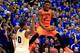 KU freshman Frank Mason stripped Le'Bryan Nash on the final possession of the game, preventing Nash from even getting off a shot before the buzzer.