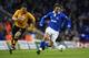 BIRMINGHAM - DECEMBER 6: Christophe Dugarry of Birmingham City takes the ball past Craig Short of Blackburn Rovers during the FA Barclaycard Premiership match between Birmingham City and Blackburn Rovers on December 6, 2003 at St. Andrews in Birmingham,