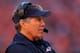 DENVER, CO - JANUARY 19: Head coach Bill Belichick of the New England Patriots looks on against the Denver Broncos during the AFC Championship game at Sports Authority Field at Mile High on January 19, 2014 in Denver, Colorado. (Photo by Justin Edmonds/