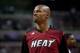 Dec 8, 2013; Auburn Hills, MI, USA; Miami Heat shooting guard Ray Allen (34) before the game against the Detroit Pistons at The Palace of Auburn Hills. Mandatory Credit: Tim Fuller-USA TODAY Sports