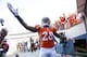 DENVER, CO - JANUARY 19: Montee Ball #28 of the Denver Broncos takes the field prior to their game against the New England Patriots the AFC Championship game at Sports Authority Field at Mile High on January 19, 2014 in Denver, Colorado. (Photo by Kevi