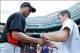 Giancarlo Stanton played in Fenway Park, home of the Boston Red Sox, in 2012. It could be his permanent home in 2015.