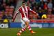 STOKE-ON-TRENT, ENGLAND - DECEMBER 21: Geoff Cameron of Stoke in action during the Barclays Premier League match between Stoke City and Aston Villa at the Britannia Stadium on December 21, 2013 in Stoke-on-Trent, England. (Photo by Paul Thomas/Getty Image