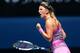 MELBOURNE, AUSTRALIA - JANUARY 20: Victoria Azarenka of Belarus celebrates a point in her fourth round match against Sloane Stephens of the United States during day eight of the 2014 Australian Open at Melbourne Park on January 20, 2014 in Melbourne, Aus