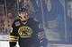 BOSTON, MA - JANUARY 20: Torey Krug #47 of the Boston Bruins celebrates a goal against the Los Angeles Kings at the TD Garden on January 20, 2014 in Boston, Massachusetts. (Photo by Brian Babineau/NHLI via Getty Images)