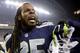 SEATTLE, WA - JANUARY 19: Cornerback Richard Sherman #25 of the Seattle Seahawks reacts on the sideline after tipping a pass which led to a Seahawks game-clinching interception late in the fourth quarter against the San Francisco 49ers during the 2014 NF
