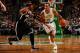 BOSTON, MA - OCTOBER 23: Avery Bradley #0 of the Boston Celtics drives against Jason Terry #31 of the Brooklyn Nets on October 23, 2013 at the TD Garden in Boston, Massachusetts. NOTE TO USER: User expressly acknowledges and agrees that, by downloading