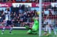 LONDON, ENGLAND - DECEMBER 28: Nicolas Anelka of West Brom scores their second goal past Jussi Jaaskelainen of West Ham during the Barclays Premier League match between West Ham United and West Bromwich Albion at Boleyn Ground on December 28, 2013 in Lon