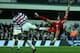 LONDON, ENGLAND - MARCH 21: Sebastian Coates of Liverpool scores the first goal during the Barclays Premier League match between Queens Park Rangers and Liverpool at Loftus Road on March 21, 2012 in London, England. (Photo by Ian Walton/Getty Images)