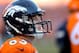 Jan 19, 2014; Denver, CO, USA; Denver Broncos wide receiver Wes Welker (83) against the New England Patriots during the 2013 AFC Championship football game at Sports Authority Field at Mile High. Mandatory Credit: Mark J. Rebilas-USA TODAY Sports