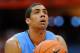 Jan 11, 2014; Syracuse, NY, USA; North Carolina Tar Heels forward James Michael McAdoo (43) prepares to shoot a free throw against the Syracuse Orange during the second half at the Carrier Dome. Syracuse defeated North Carolina 57-45. Mandatory Credit: