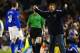 LIVERPOOL, ENGLAND - DECEMBER 20: Everton manager David Moyes celebrates with Wayne Rooney after Rooney's goal during the FA Barclaycard Premiership match between Everton and Leicester City at Goodison Park on December 20, 2003 in Liverpool, England. (Ph