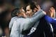 LONDON - FEBRUARY 03: Chelsea manager Jose Mourinho congratulates goalkeeper Petr Cech after the Barclays Premiership match between Charlton Athletic and Chelsea at The Valley on February 3, 2007 in London, England. (Photo by Jamie McDonald/Getty Images