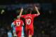 MANCHESTER, ENGLAND - DECEMBER 26: Philippe Coutinho of Liverpool celebrates the opening goal during the Barclays Premier League match between Manchester City and Liverpool at Etihad Stadium on December 26, 2013 in Manchester, England. (Photo by Alex Liv