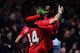 NORWICH, ENGLAND - DECEMBER 28: Danny Welbeck of Manchester United (R) celebrates with Javier Hernandez (14) as he scores their first goal during the Barclays Premier League match between Norwich City and Manchester United at Carrow Road on December 28,
