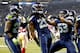 SEATTLE, WA - JANUARY 19: Cornerback Richard Sherman #25 of the Seattle Seahawks celebrates after he tips the ball leading to an intereption by outside linebacker Malcolm Smith #53 to clinch the victory for the Seahawks against the San Francisco 49ers du