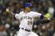 MILWAUKEE, WI - APRIL 5: Kyle Lohse #26 of the Milwaukee Brewers pitches in the top of the second inning against the Arizona Diamondbacks during the game at Miller Park on April 5, 2013 in Milwaukee, Wisconsin. (Photo by Mike McGinnis/Getty Images)