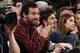 NEW YORK, NY - DECEMBER 08: Adam Sandler takes in the game between the New York Knicks and the Boston Celtics at Madison Square Garden on December 8, 2013 in New York City. NOTE TO USER: User expressly acknowledges and agrees that, by downloading and or u