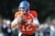 MOBILE, AL - JANUARY 20: David Fales #12 of the South team looks to pass during a Senior Bowl practice session at Fairhope Stadium on January 20, 2014 in Fairhope, Alabama. (Photo by Stacy Revere/Getty Images)