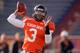 Jan 20, 2014; Mobile, AL, USA; North squad quarterback Logan Thomas of Virginia Tech (3) passes during practice at Ladd-Peebles Stadium. Mandatory Credit: John David Mercer-USA TODAY Sports