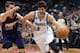 MINNEAPOLIS, MN - JANUARY 8: Ricky Rubio #9 of the Minnesota Timberwolves drives to the basket against the Phoenix Suns on January 8, 2014 at Target Center in Minneapolis, Minnesota. NOTE TO USER: User expressly acknowledges and agrees that, by downloadi