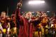 SAN FRANCISCO - DECEMBER 26: Head coach Pete Carroll of the USC Trojans celebrates after defeating the Boston College Eagles during the 2009 Emerald Bowl at AT&T Park on December 26, 2009 in San Francisco, California. (Photo by Jed Jacobsohn/Getty Images)