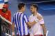 Tomas Berdych congratulates Stanislas Wawrinka on his victory.