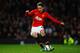 MANCHESTER, ENGLAND - JANUARY 22: Adnan Januzaj of Manchester United misses with his penalty attempt during the Capital One Cup semi final, second leg match between Manchester United and Sunderland at Old Trafford on January 22, 2014 in Manchester, Engla