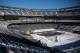 EAST RUTHERFORD, NJ - JANUARY 22: Crews work to remove snow from MetLife Stadium, which will host Superbowl XLVIII next month, on January 22, 2014 in East Rutherford, New Jersey. In what is being called the first ever 'cold weather superbowl,' the Denver
