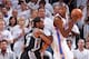 OKLAHOMA CITY, OK - JUNE 6: Kevin Durant #35 of the Oklahoma City Thunder posts up against Kawhi Leonard #2 of the San Antonio Spurs in Game Six of the Western Conference Finals during the 2012 NBA Playoffs on June 6, 2012 at the Chesapeake Energy Arena i