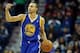 Jan 18, 2014; New Orleans, LA, USA; Golden State Warriors point guard Stephen Curry (30) against the New Orleans Pelicans during the first half of a game at the New Orleans Arena. Mandatory Credit: Derick E. Hingle-USA TODAY Sports
