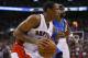 Jan 22, 2014; Toronto, Ontario, CAN; Toronto Raptors guard DeMar DeRozan (10) carries the ball past Dallas Mavericks guard-forward Vince Carter (25) at the Air Canada Centre. Toronto defeated Dallas 93-85. Mandatory Credit: John E. Sokolowski-USA TODAY Sp