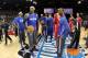 ORLANDO, FL - FEBRUARY 25: Carmelo Anthony #7 of the New York Knicks and Rajon Rondo #9 of the Boston Celtics talk during the NBA All-Star Practice on center court at Jam Session during the NBA All-Star Weekend on February 25, 2012 at the Orange County Co