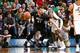 SALT LAKE CITY, UT - JANUARY 21: Kevin Love #42 of the Minnesota Timberwolves drives against Marvin Williams #2 of the Utah Jazz at EnergySolutions Arena on January 21, 2014 in Salt Lake City, Utah. NOTE TO USER: User expressly acknowledges and agrees th