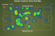 Candreva Action Heat Map v Juventus 31/8/13