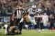 ARLINGTON, TX - DECEMBER 29: Dez Bryant #88 of the Dallas Cowboys carries a pass for a fourth quarter touchdown against the defense of Patrick Chung #23 of the Philadelphia Eagles at Cowboys Stadium on December 29, 2013 in Arlington, Texas. (Photo by R