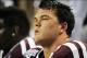 Dec 31, 2013; Atlanta, GA, USA; Texas A&M Aggies offensive linesman Jake Matthews (75) on the bench against the Duke Blue Devils during the first quarter in the 2013 Chick-fil-a Bowl at the Georgia Dome. Mandatory Credit: Dale Zanine-USA TODAY Sports