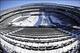 Jan 22, 2014; East Rutherford, NJ, USA; A general view as stadium workers clean snow from the field and stands during the Super Bowl XLVIII stadium preparations press conference at MetLife Stadium. Mandatory Credit: Joe Camporeale-USA TODAY Sports
