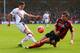 BOURNEMOUTH, ENGLAND - JANUARY 25: Charlie Daniels of Bournemouth attempts to block the cross of Martin Kelly of Liverpool during the FA Cup Fourth Round match between Bournemouth and Liverpool at Goldsands Stadium on January 25, 2014 in Bournemouth, Eng
