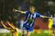 WIGAN, ENGLAND - JANUARY 25: James McClean of Wigan Athletic celebrates his goal during the Budweiser FA Cup fourth round match between Wigan Athletic and Crystal Palace at DW Stadium on January 25, 2014 in Wigan, England. (Photo by Clive Mason/Getty Im