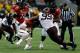 HOUSTON, TX - DECEMBER 28: Seth Doege #7 of Texas Tech is sacked by Ra'Shede Hageman #99 of Minnesota during the Meineke Car Care of Texas Bowl at Reliant Stadium on December 28, 2012 in Houston, Texas. (Photo by Scott Halleran/Getty Images)